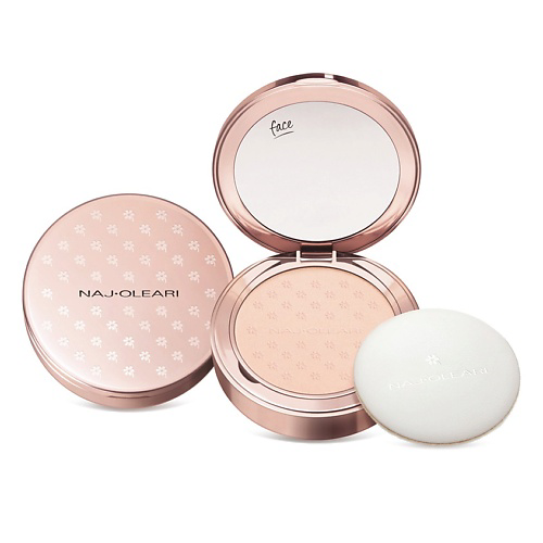 NAJ OLEARI Матирующая компактная пудра SKIN CARESS PRESSED POWDER #1