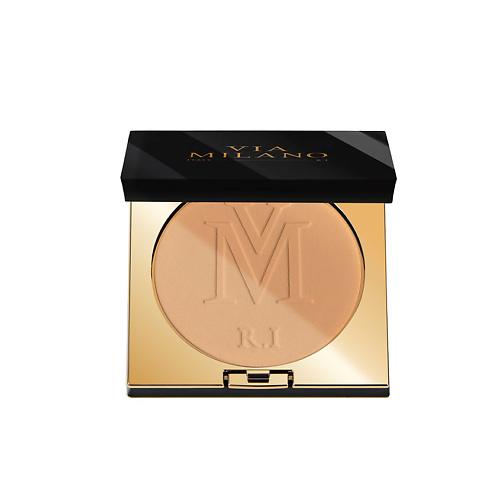 VIA MILANO Компактная пудра для лица матирующая с витамином Е Compact Powder Stop Shine & Covering #1