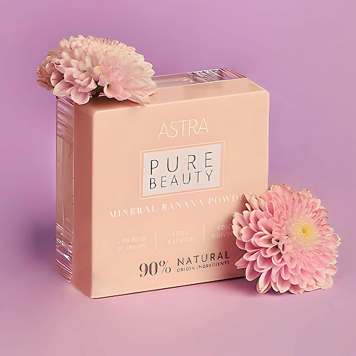 ASTRA Пудра для лица Pure beauty Mineral banana powder рассыпчатая #1