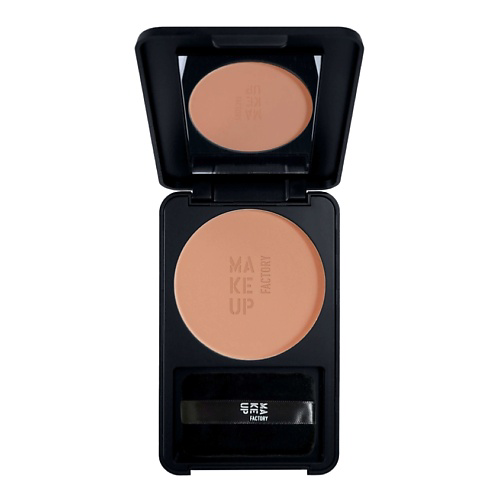 MAKE UP FACTORY Пудра-основа для лица минеральная компактная Mineral Compact Powder Foundation #1
