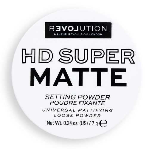 RELOVE REVOLUTION Рассыпчатая пудра для лица Super HD Setting Powder фиксирующая, прозрачная, матирующая #1