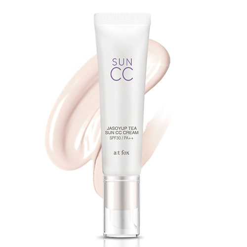 A;T FOX CC крем Jasoyup Tea Sun CC SPF30/PA++ #1