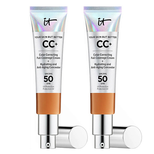 IT COSMETICS СС-крем с антивозрастным уходом Your Skin But Better SPF 50 Duo,2 шт #1