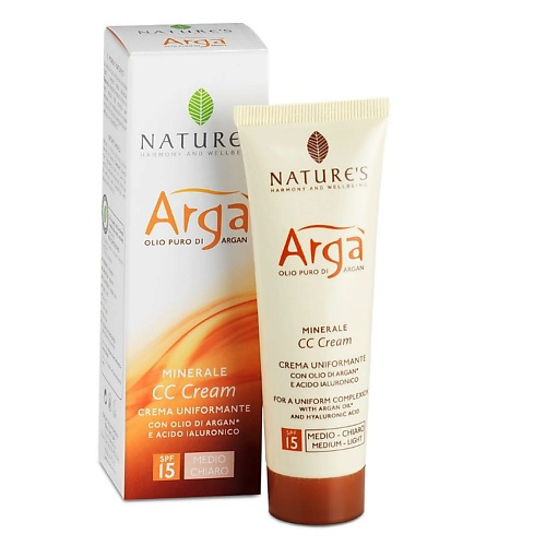 NATURE'S HARMONY AND WELLBEING Крем СС корректирующий SPF15 Arga #1