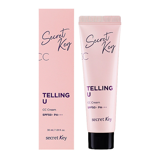 SECRET KEY СС-Крем для лица осветляющий TELLING U CC CREAM SPF50+ PA+++ 30 #1