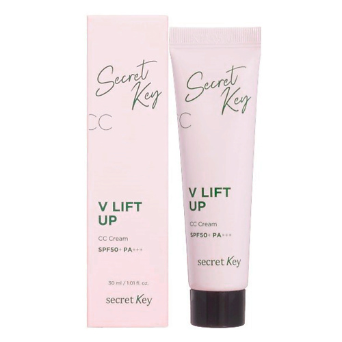 SECRET KEY СС-Крем для лица осветляющий с лифтинг-эффектом V LIFT UP CC CREAM SPF50+ PA+++ 30 #1