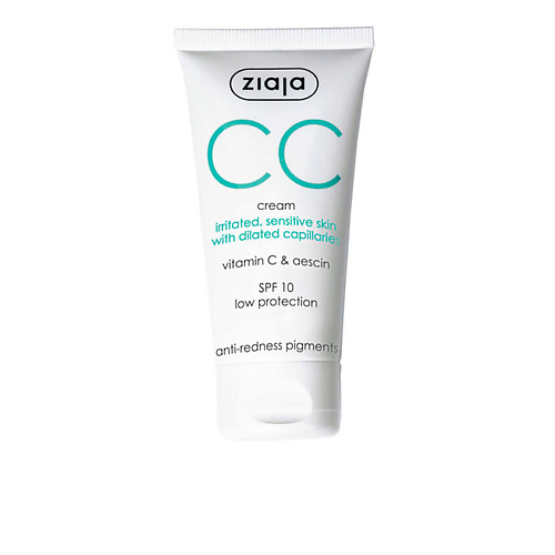 ZIAJA CC CREAM корректирующий крем для раздраженной и чувствительной кожи #1