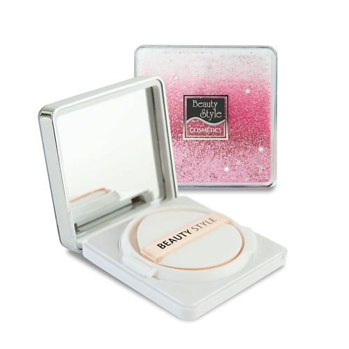 BEAUTY STYLE Beauty Style Корейский BB крем-кушон увлажняющий тональный крем для лица со спонжем, SPF 30 15 #1