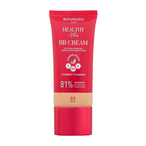 BOURJOIS Увлажняющий BB-крем Healthy Mix Clean & Vegan BB Cream 30 #1