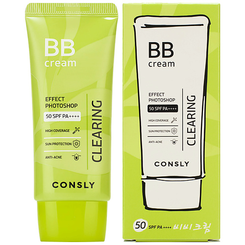 CONSLY Матирующий BB-крем с эффектом фотошопа SPF50/PA++++ Clearing #1