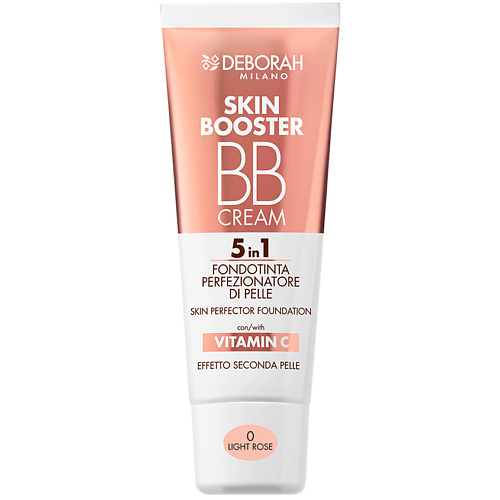 DEBORAH MILANO Тональный ВВ-крем Skin Booster BB Cream 5 in 1 Skin Perfector Foundation #1