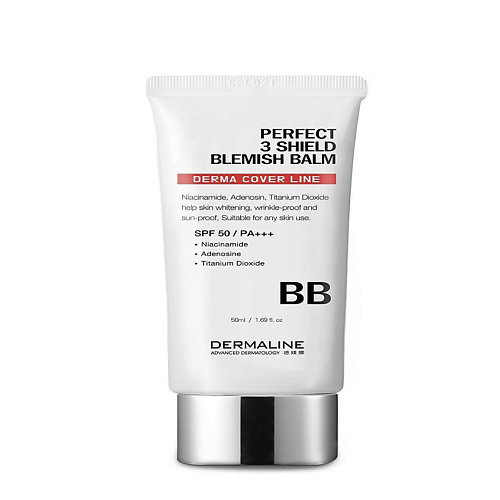 DERMALINE Крем для лица PERFECT 3 SHIELD BLEMISH BALM 50 #1