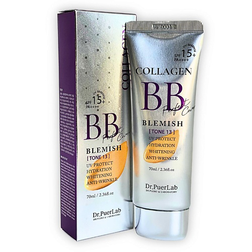 DR.PUERLAB Тональный BB крем для светлой кожи SPF 15+ #1