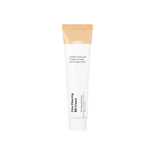 PURITO BB крем для чувствительной кожи Cica Clearing BB Cream #13 Neutral Ivory 30 #1