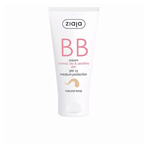 ZIAJA BB Крем для нормальной, сухой и чувствительной кожи SPF15 50 #1