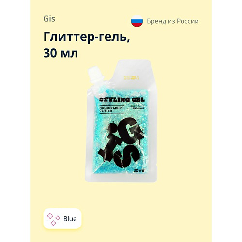 GIS Глиттер-гель для волос, лица и тела #1