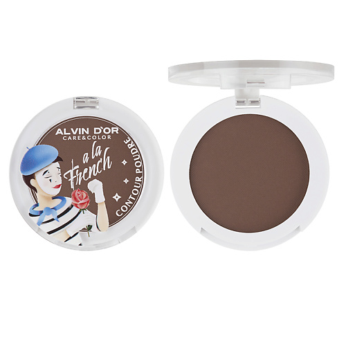 ALVIN D’OR Пудра-контуринг для лица Contour poudre A LA FRENCH #1