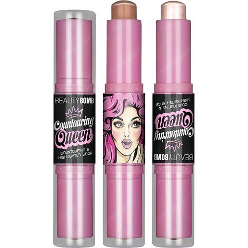 BEAUTY BOMB Стик для контуринга двухсторонний Contouring & highlighting stick "Countouring Queen" #1