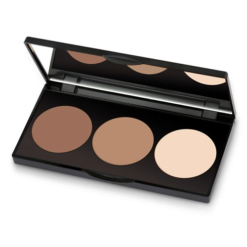 GOLDEN ROSE Набор компактных пудр для контуринга CONTOUR POWDER KIT #1