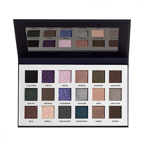 ART-VISAGE Палетка теней Night Universe Eyeshadow Palette #1