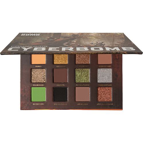 BEAUTY BOMB Палетка теней Eyeshadow palette Cyberbomb #1