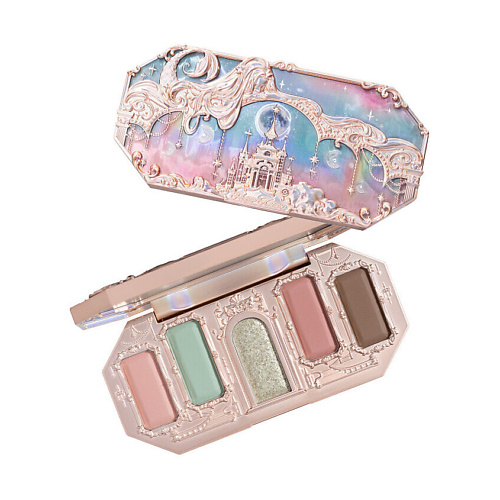 FLOWER KNOWS Палетка Moonlight Mermaid Five-Color Jewelry Eyeshadow Palette #1