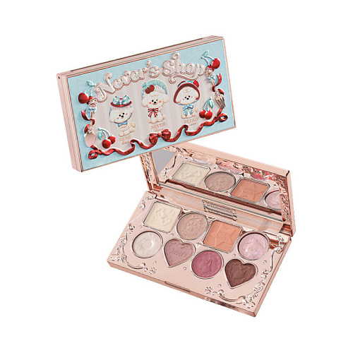 FLOWER KNOWS Палетка теней для век Never's Shop Eyeshadow Palette #1