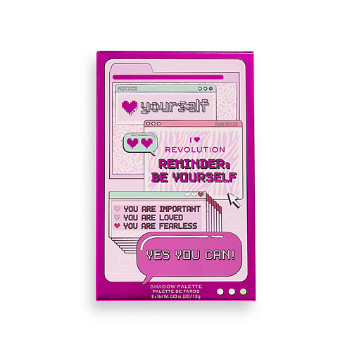 I HEART REVOLUTION Палетка теней для век Reminder Be Yourself #1