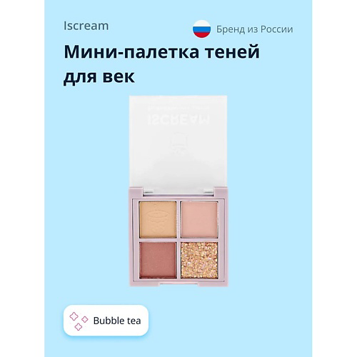 ISCREAM Мини-палетка теней для век DESSERTS #1