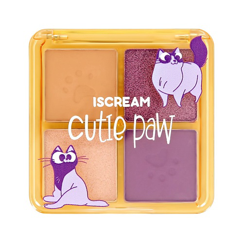 ISCREAM Палетка теней для век CUTIE PAW #1
