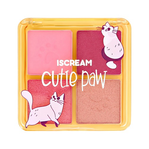 ISCREAM Палетка теней для век CUTIE PAW #1