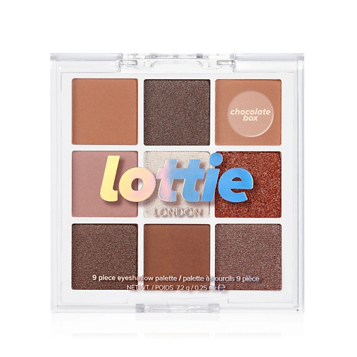 LOTTIE LONDON Палетка теней для век Chocolate Box #1