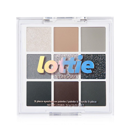 LOTTIE LONDON Палетка теней для век Soft Grunge #1