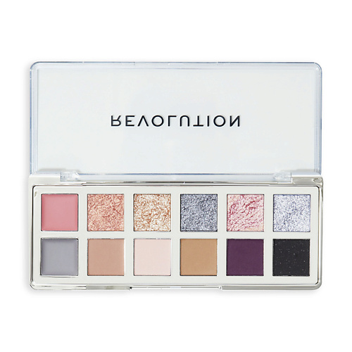 REVOLUTION MAKEUP Палетка теней для век Metallic muse icon palette #1