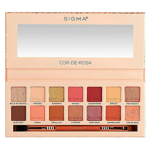 SIGMA BEAUTY Палетка теней Cor-De-Rosa Eyeshadow Palette #1