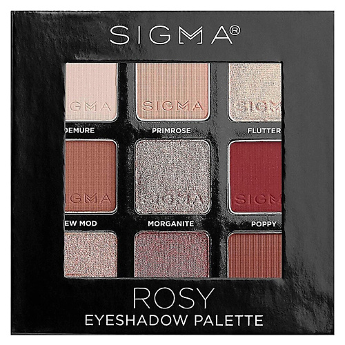 SIGMA BEAUTY Палетка теней Eyeshadow Palette Rosy #1