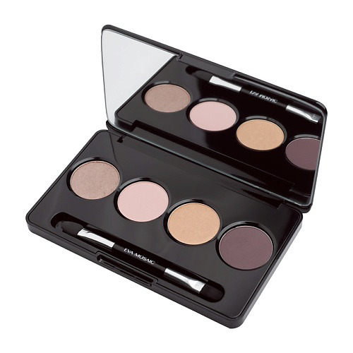 EVA MOSAIC Тени для век 4-цветные Eye Shadow Palette #1