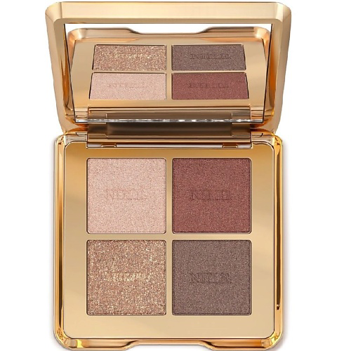 NIMBT Тени компактные четырёхцветные Eye Shadow #1