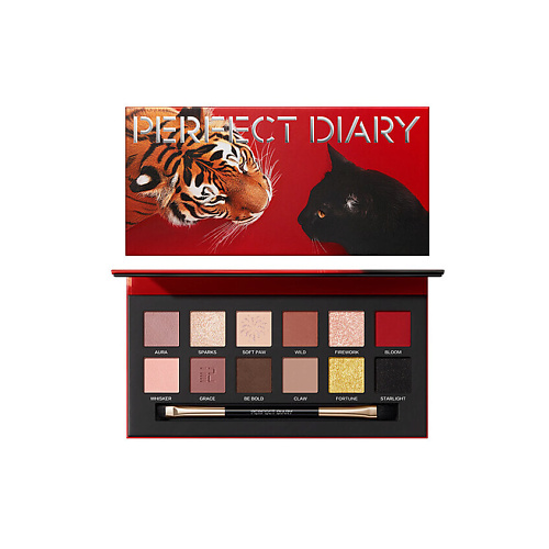 PERFECT DIARY Тени для век Golden Tiger and Ink Cat #1