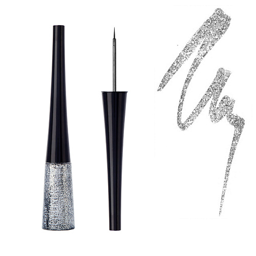 CHARME Подводка для глаз с блёстками Deep Liner Sparkly 160 Серебряные блёстки #1