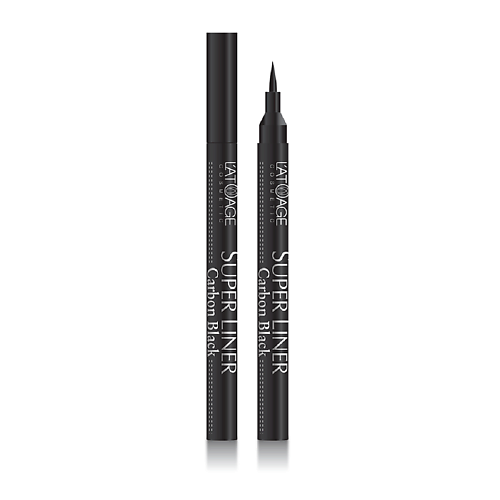 L'ATUAGE COSMETIC Подводка-фломастер для глаз "SUPER LINER Carbon Black" #1