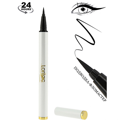 LORILAC Подводка - фломастер для глаз  Super Liner Perfect Slim #1