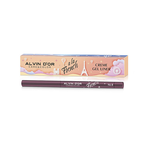 ALVIN D’OR Кремовый лайнер для глаз CREME GEL LINER A LA FRENCH #1