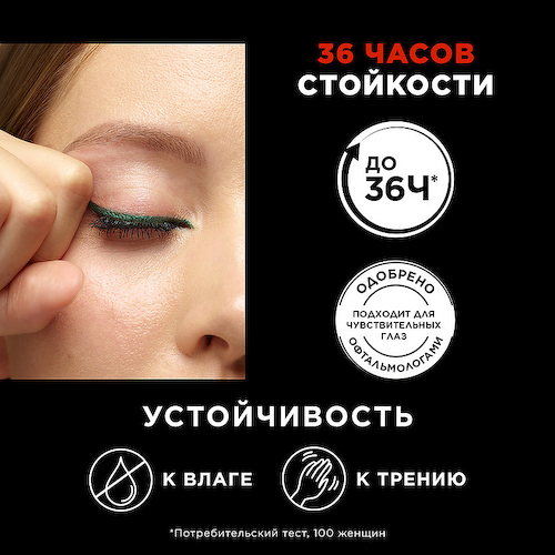 L'ORÉAL PARIS Автоматический гелевый карандаш Infaillible Gel Automatic Eye Liner #1