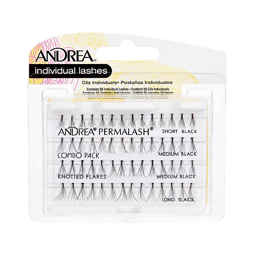 ANDREA Пучки ресниц комбинированные MOD Perma Lash Flair Combo Black #1
