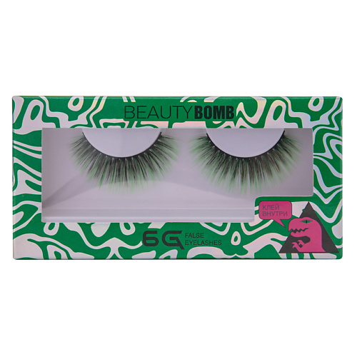 BEAUTY BOMB Накладные ресницы с клеем 6G False Eyelashes #1