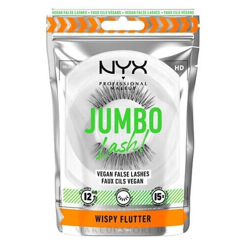 NYX Professional Makeup NYX PROFESSIONAL MAKEUP Накладные ресницы  Jumbo Lash!  Wispy Flutter #1