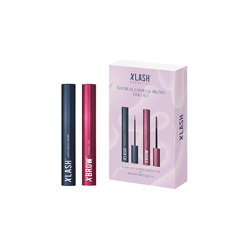 XLASH COSMETICS XLASH cosmetics XLASH Natural Lashes & Brows Duo Set Набор #1