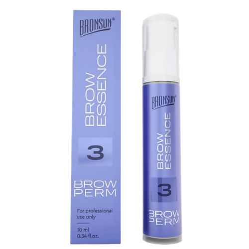 BRONSUN Состав для долговременной укладки бровей № 3 Brow Essence Brow Perm #1
