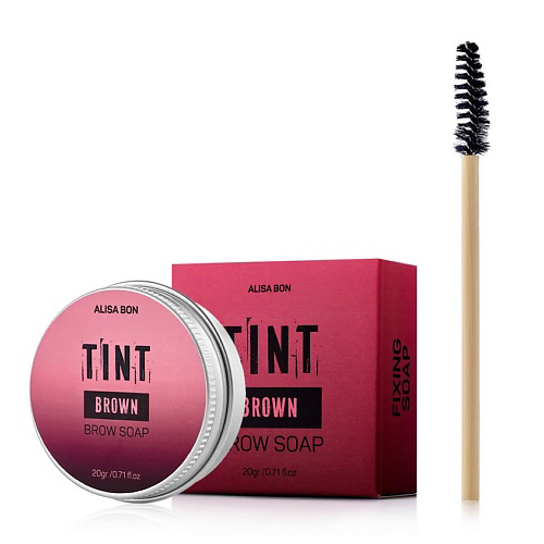 ALISA BON Тинт-фиксатор для укладки бровей с эффектом окрашивания "TINT Brow soap" #1